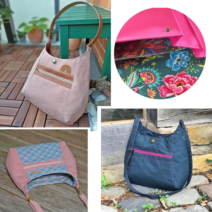 E-Book Unikati Hobo Bag Haya, en allemand