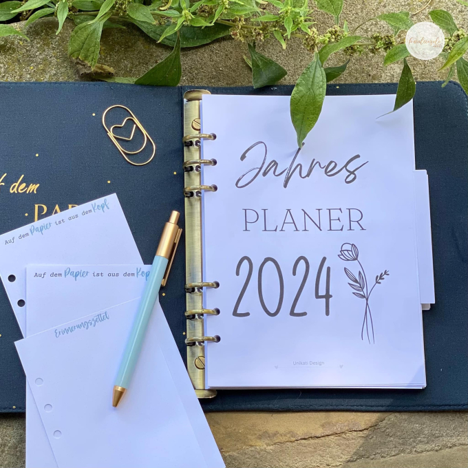 Ebook patron agenda 2024 Unikati, en allemand