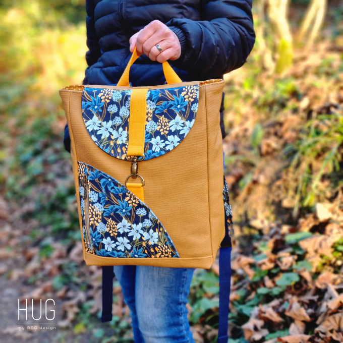 Patron sac à dos pdf Erfurt Unikati Rucksack, en allemand
