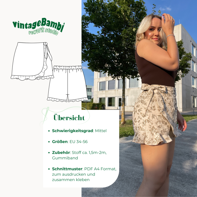 E-book vintageBambi Skort Michelle, Duits
