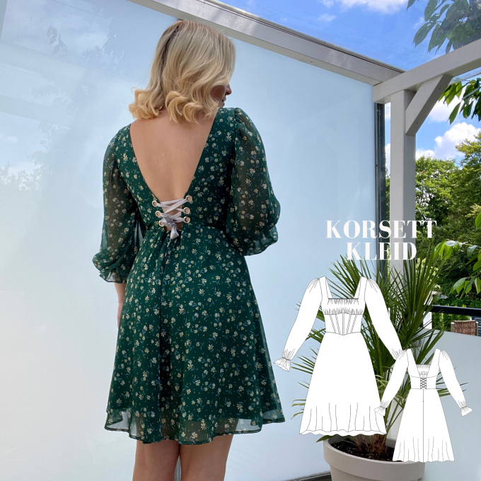 E-Book vintageBambi Corset Dress, german