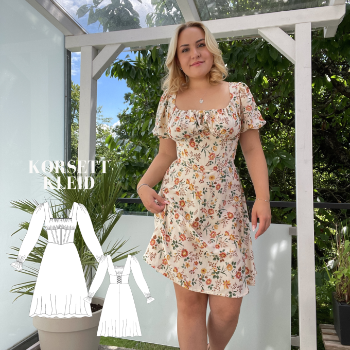 E-Book vintageBambi Corset Dress, german