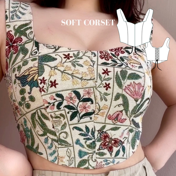 E-Book vintageBambi Soft Corset, german