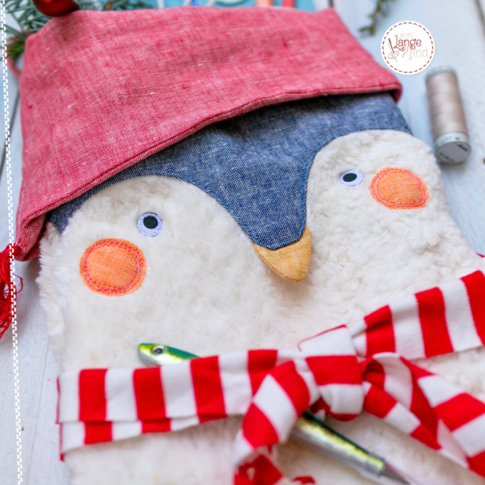 E-book von Lange Hand Nikolausstiefel Pinguin Strumpf, Duits