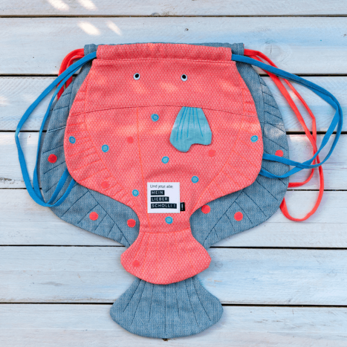 E-book von Lange Hand Turnbeutel Rucksack Scholle, Duits