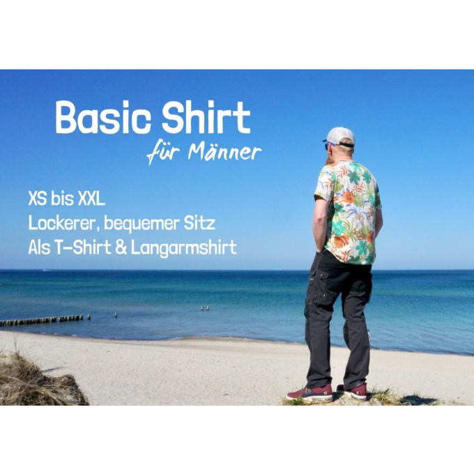 E-Book Windschnittich Basic-Shirts Männer, duits