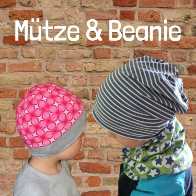 E-Book Windschnittich Beanie und Mütze, duits