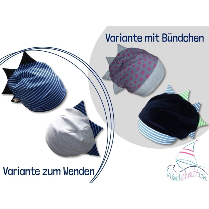 E-Book Windschnittich Drachenbeanie, duits