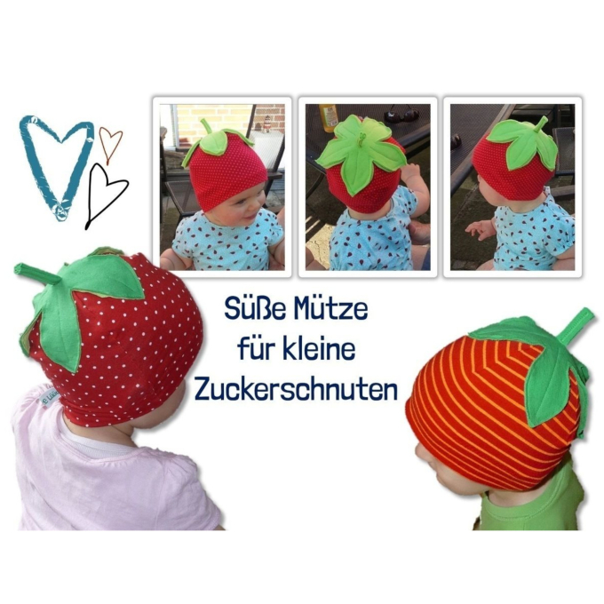 E-Book Windschnittich Erdbeermütze, german