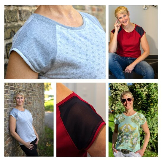 E-book Windschnittich Shirt Rubi Damen, Duits