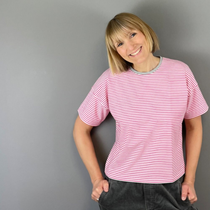 E-book Windschnittich Shirt Stine Damen, Duits