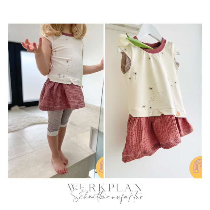 E-Book WPS - Werkplan Schnittmanufaktur Kinderkleid Sommer LagenWERK Mini Beamer-Version