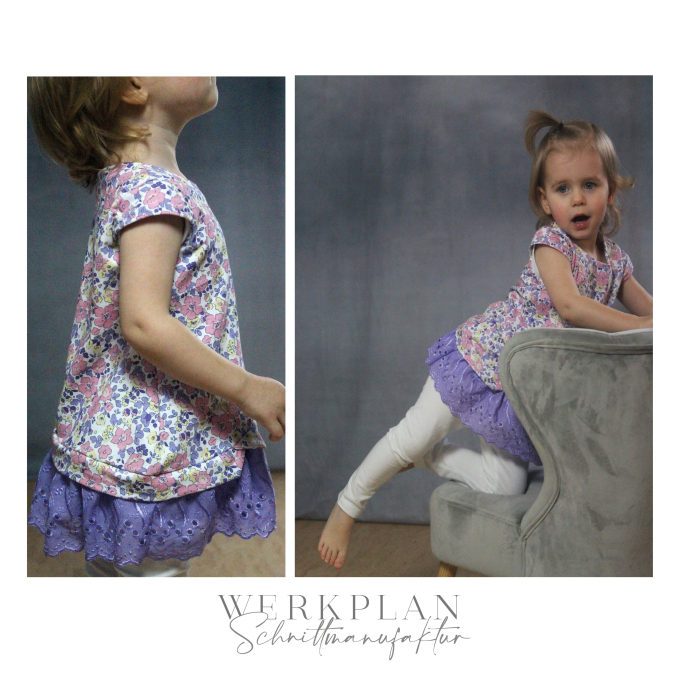 E-Book WPS - Werkplan Schnittmanufaktur Kinderkleid Sommer LagenWERK Mini Beamer-Version