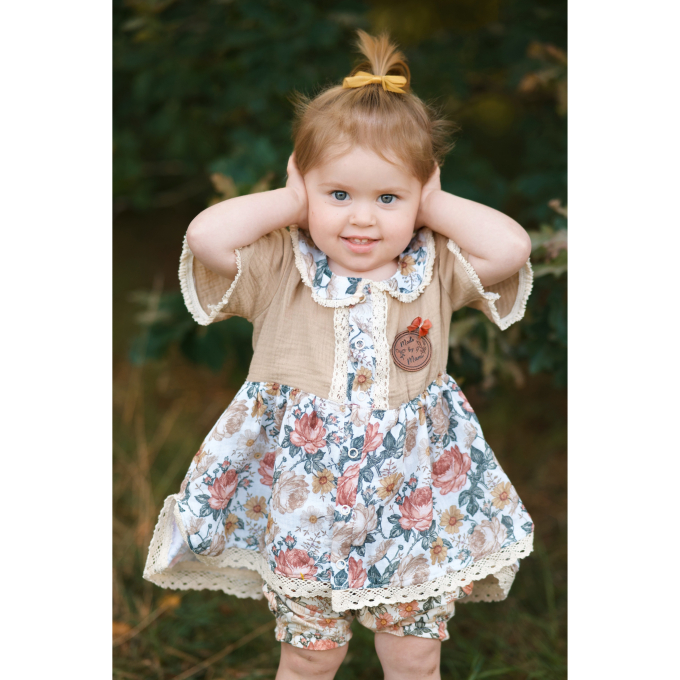 Ebook patron robe enfant Aurora Werkplan Schnittmanufaktur, A4/A0, en allemand