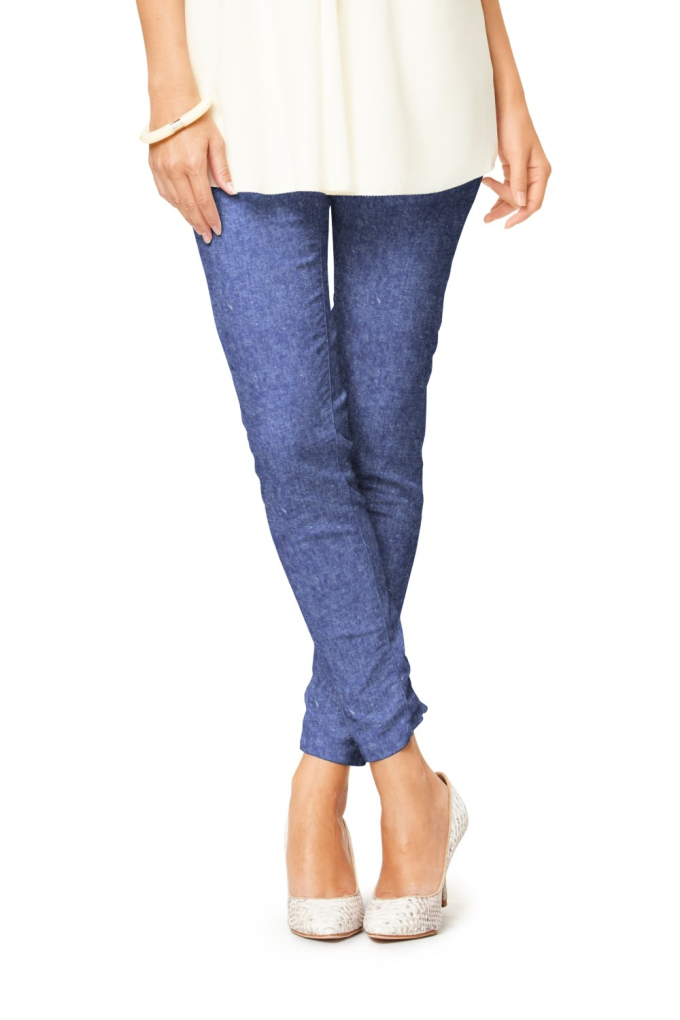 Tissu jean denim stretch, bleu foncé