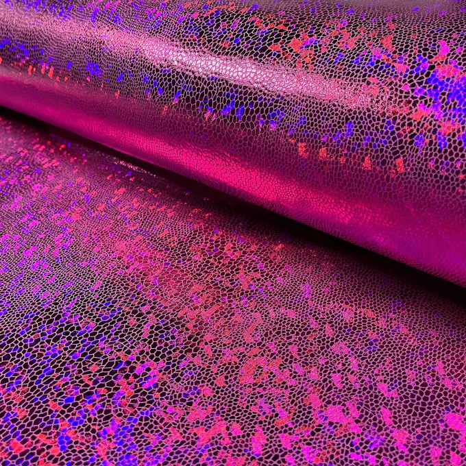 Jersey Elastic Snake Design bright pink