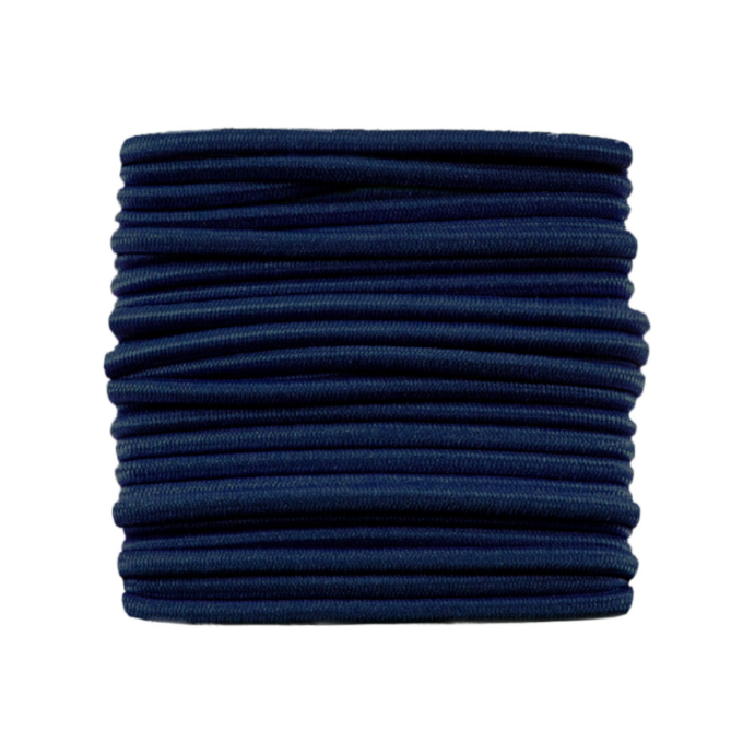Elastic koord, 3 mm, 3 metres, donkerblauw