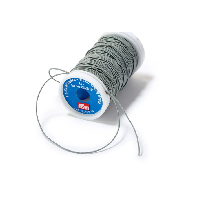 Fil à coudre élastique 0,5 mm gris clair