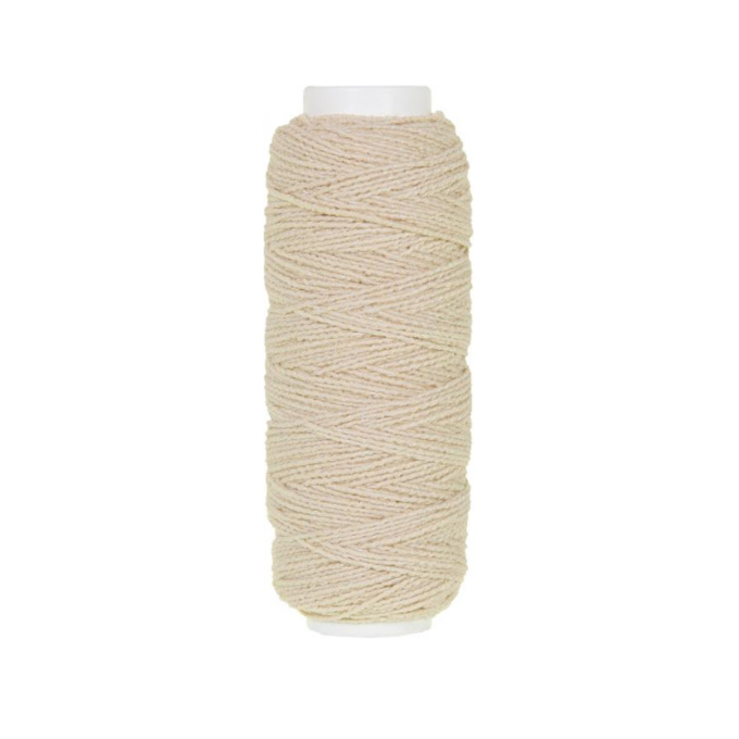 Fil élastique blanc