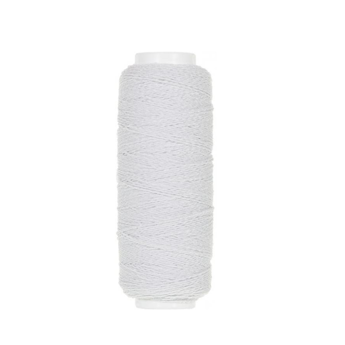 Elastic Nähfaden weiß