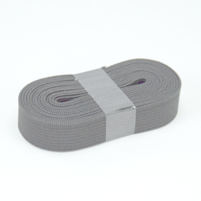 Ruban élastique, 15 mm á 2 metres, gris clair