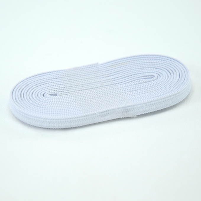 Ruban élastique 6 mm à 2 mètres, blanc