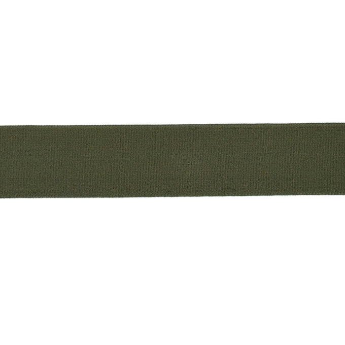 Elastiek uni, 3 cm, legergroen