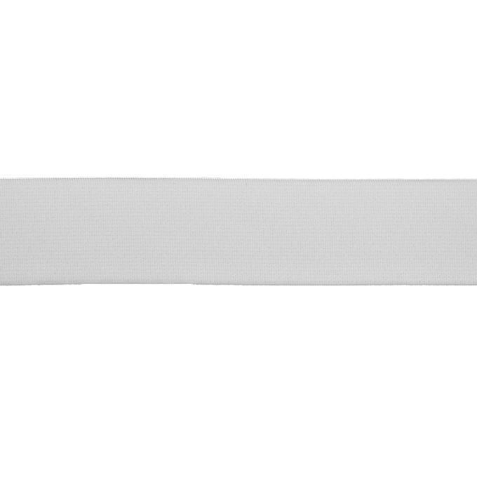 Elastiek uni, 3 cm, wit