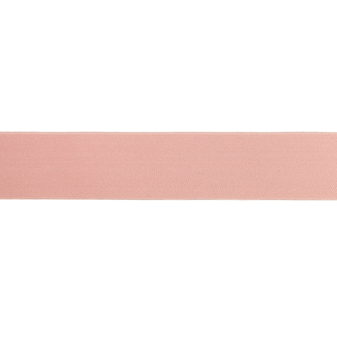 Ruban élastique uni, rose pâle