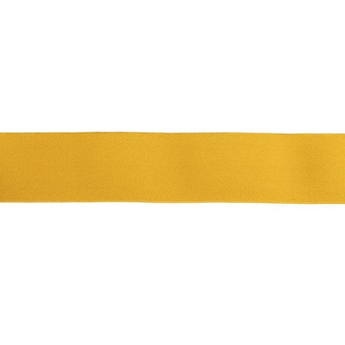 Elastiek uni, 4 cm, okergeel