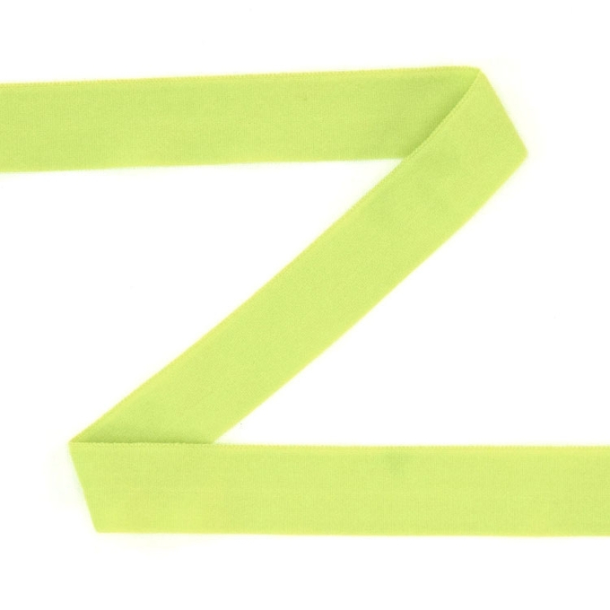 Elastisches Einfassband matt, limette