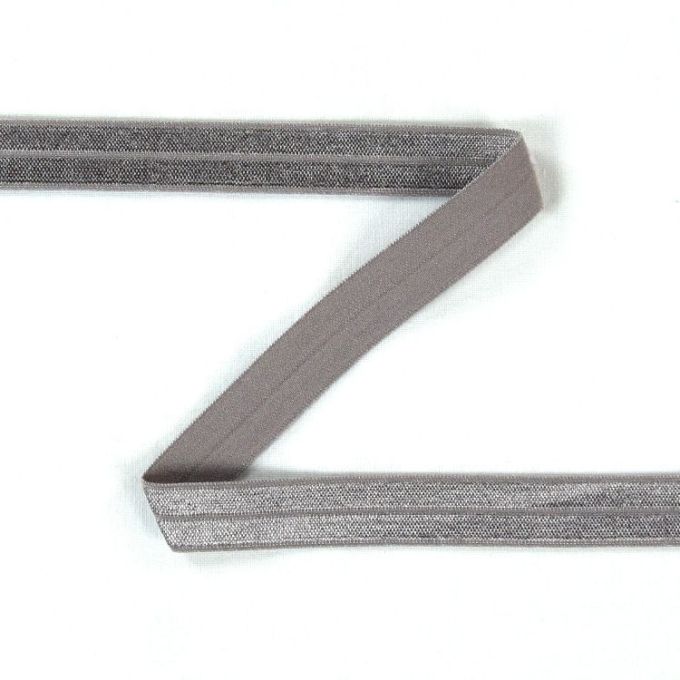 Elastisches Einfassband, taupe 15 mm