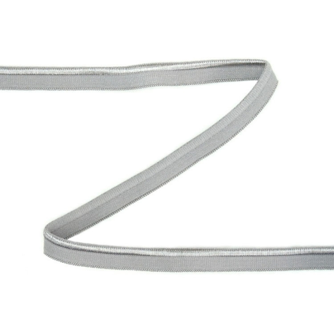 Passepoil élastique, 10 mm, taupe