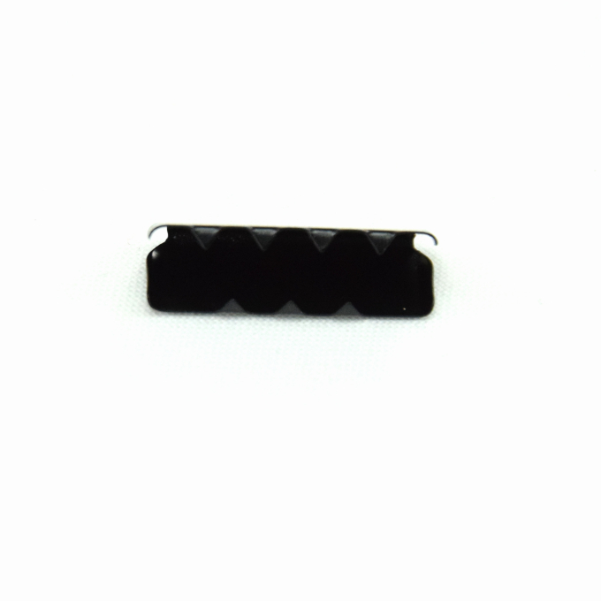 End caps for bag strap 25 mm, matzwart