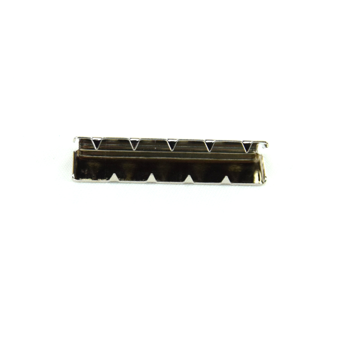 Embouts pour sangle 40 mm, argent