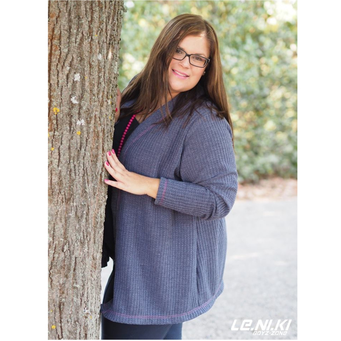 Fadenkäfer Minna Strickjacke Damen Papierschnittmuster