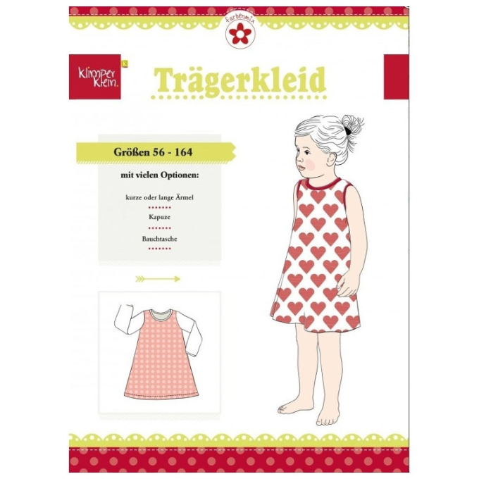 Farbenmix Trägerkleid Paper pattern, Duits