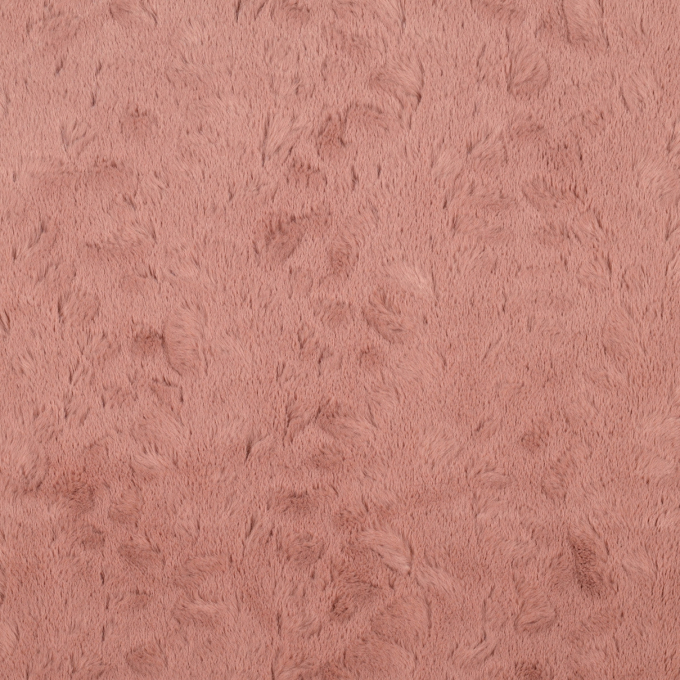 Tissu fausse fourrure Wave, vieux rose