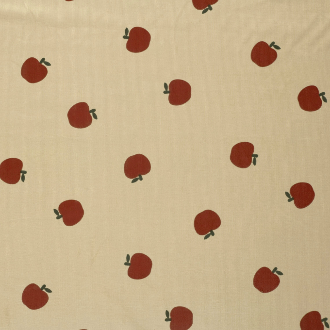Fine Corduroy Apples, beige