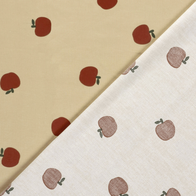Fine Corduroy Apples, beige