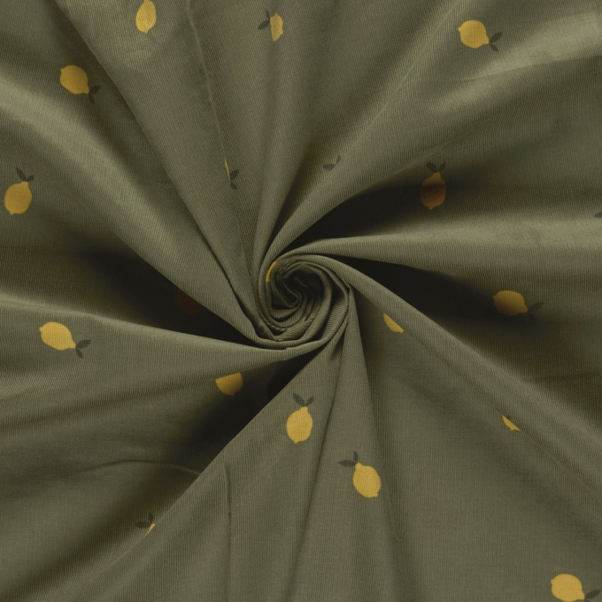 Fine Corduroy Citrus, khaki