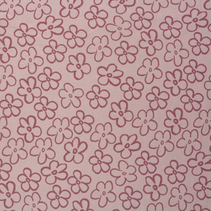 Fine Corduroy Flower Lines, pink