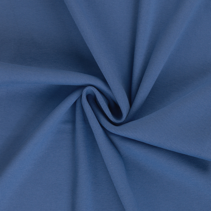 Feinrippbündchen 45 cm, blau