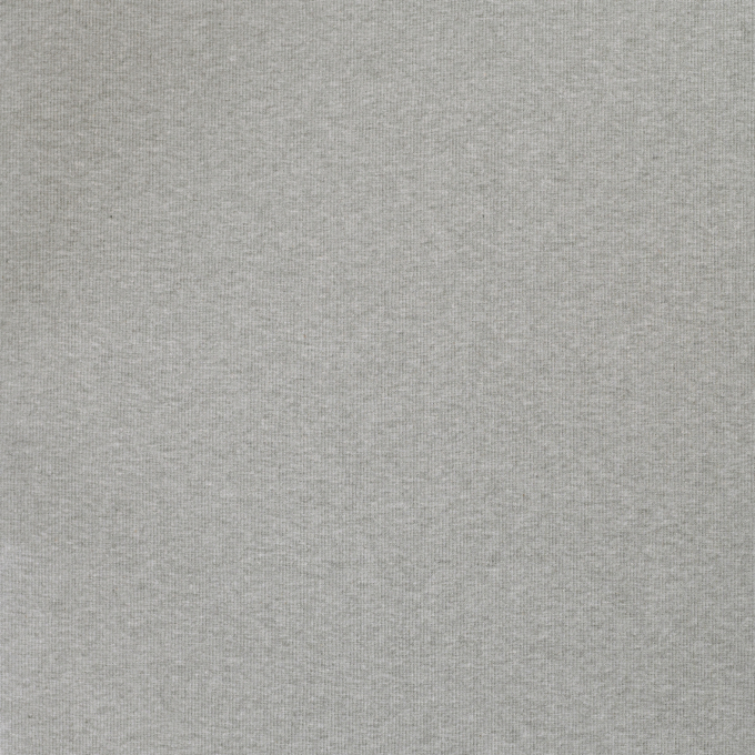 Tissu bord-côte jersey tubulaire côtelé milleraies 45cm, gris clair chiné