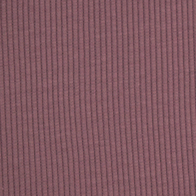 Tissu jersey coton côtelé milleraies, lilas pâle