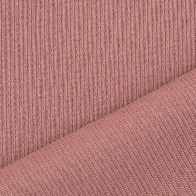 Fijne ribjersey Emma, oudroze