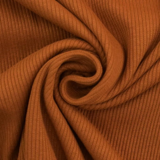 Feinrippjersey Emma, cognac