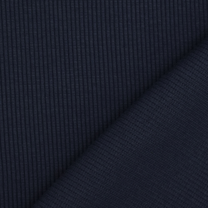 Feinrippjersey Emma, marineblau