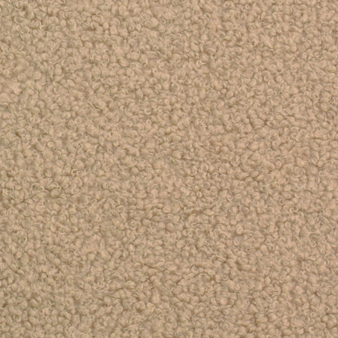 Fijngebreide bouclé effen, beige