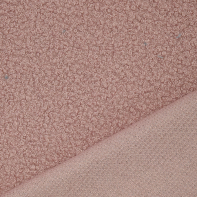 Fijngebreide jersey bouclé, oudrosé